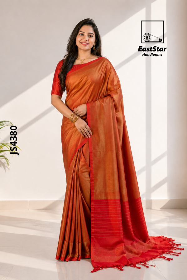 Olive Green Handloom Silk Saree JS4380 Olive Green Handloom Silk Saree JS4380