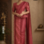 Dusty Rose Handloom Silk Saree JS4382