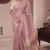 Dusty Pink Handloom Silk Saree JS4395