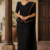 Black  Handloom Silk Saree JS4423