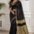 Black  Handloom Silk Saree JS4424