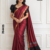 Red Handloom Silk Saree JS4425