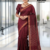 Marron  Handloom Silk Saree JS4429