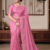 Pink Handloom Silk Saree JS4436