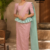 Soft Blush Pink Handloom Silk Saree JS4458