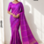 Magenta-Purple Handloom Silk Saree JS4459