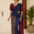 Navy Blue Handloom Silk Saree JS4487
