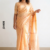 Soft Peach Gold Handloom Silk Saree JS4498