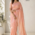 Soft Peach Blush Handloom Silk Saree JS4525