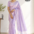Lavender Purple Handloom Silk Saree JS4527