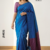 Blue Handloom Silk Saree JS4535