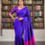 Purple Handloom Silk Saree JS4540
