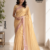 Light Golden Beige Handloom Silk Saree JS4544