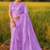 Lavender Pink Handloom Silk Saree JS4552