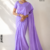 Lavender Handloom Silk Saree JS4556
