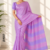 Lavender Pink Handloom Silk Saree JS4557