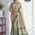 Soft Sage Green Handloom Silk Saree JS4558