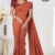 Copper Tone  Handloom Silk Saree JS4622