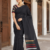 Black Handloom Puni Cotton Saree PUC1009
