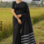 Black Handloom Puni Cotton Saree PUC1012