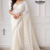 White  Indian Wedding Saree A020