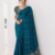 Teal Blue Handloom Cotton Saree BC1088