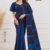 Navy Blue  Handloom Cotton Saree BC1110