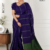 Purple Handloom Cotton Saree BC1197