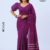 Deep Plum Handloom Cotton Saree BC1248