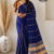 Royal Blue Handloom Cotton Saree BC1274