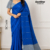 Blue  Handloom Cotton Saree BC1498