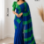Royal Blue Handloom Cotton Saree BC1645