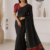 Black Handloom Cotton Saree BC1730