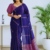 Purple Handloom Cotton Saree BC1775