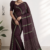 Deep Burgundy Handloom Cotton Saree BC1927