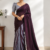 Deep Maroon Handloom Cotton Saree BC1969