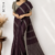 Deep Plum Handloom Cotton Saree BC2318
