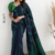 Navy Blue Handloom Cotton Saree BC2671