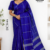 Royal Blue Handloom Cotton Saree DC3644