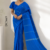 Royal Blue  Handloom Cotton Saree DC3669