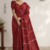 Deep Maroon  Handloom Cotton Saree DC3671
