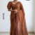 Brown Handloom Cotton Saree DC3755
