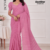 Soft Pink Handloom Cotton Saree DC3768
