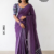 Violet  Handloom Cotton Saree DC3802