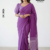 Lavender Purple  Handloom Cotton Saree DC3826