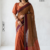 Terracotta Orange  Handloom Cotton Saree DC3837