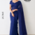Royal Blue Handloom Cotton Saree DC3845