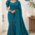 Peacock Blue Handloom Cotton Saree DC3890