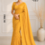 Yellow  Handloom Cotton Saree DC3902