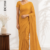 Mustard Yellow  Handloom Cotton Saree DC3910